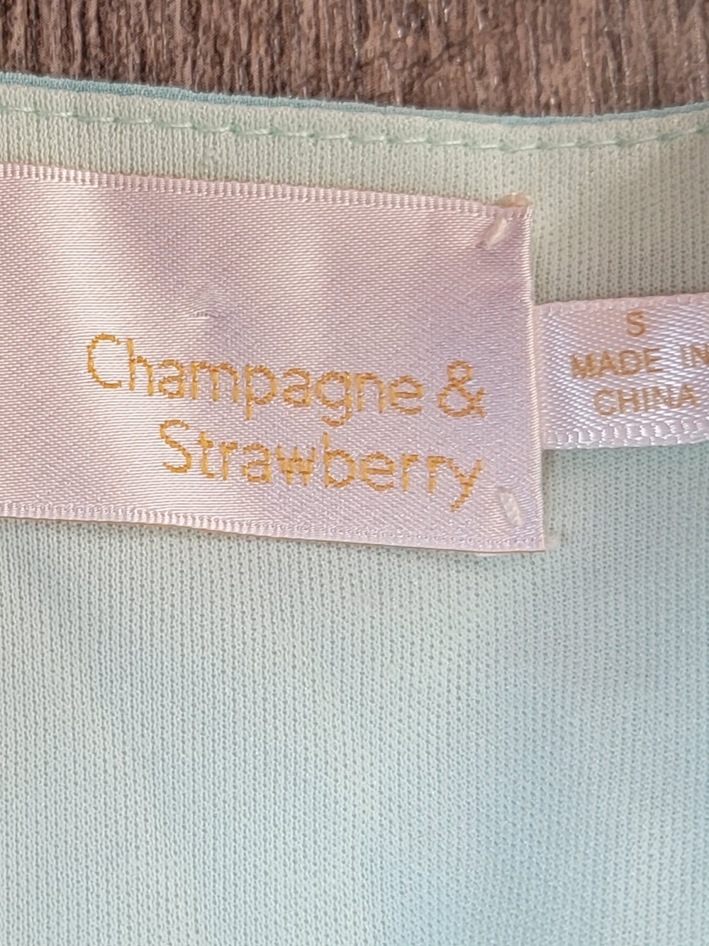 Champagne & Strawberry Tiered High Low Maxi Dress Womens S Pastel Ombre Long Sle - Picture 7 of 14